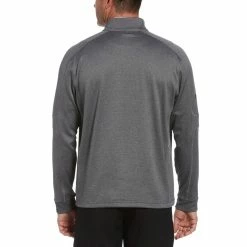 Callaway Midweight Waffle Knit Fleece 1/4 Zip -Golf Bag Sales callaway midweight waffle knit fleece 1 4 zip medium asphalt heather 02 89882.1659042872