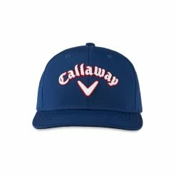 Callaway Riviera Fitted Hat -Golf Bag Sales callaway riviera fitted hat navy red flag 05 82846.1642694551