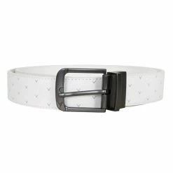 Callaway Signature Chev Logo Printed Belt -Golf Bag Sales callaway signature chev logo printed belt bright white 01 58684.1678396888