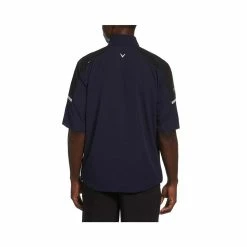 Callaway Swing Tech Blocked 1/4 Zip Windbreaker -Golf Bag Sales callaway swing tech blocked 1 4 zip windbreaker peacoat 02 50707.1644508098