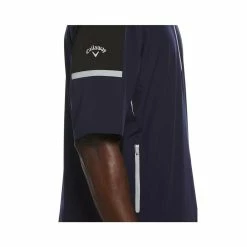 Callaway Swing Tech Blocked 1/4 Zip Windbreaker -Golf Bag Sales callaway swing tech blocked 1 4 zip windbreaker peacoat 03 45030.1644508098