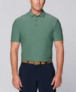 Callaway Tour Authentic Heather Striped Polo -Golf Bag Sales callaway tour authentic heather striped polo green bay heather 01 29633.1632414155