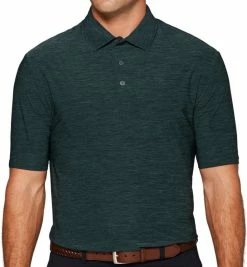 Callaway Tour Authentic Heather Striped Polo -Golf Bag Sales callaway tour authentic heather striped polo pine heather 01 07137.1632414155