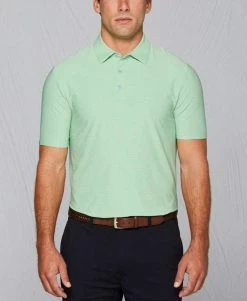 Callaway Tour Authentic Heather Striped Polo -Golf Bag Sales callaway tour authentic heather striped polo pistachio heather 01 61593.1632414115