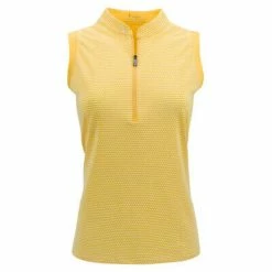 Nancy Lopez Flex Sleeveless Polo - Plus Size -Golf Bag Sales daffodil 32106.1633454092