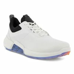 ECCO Men's Biom H4 Golf Shoes -Golf Bag Sales ecco biom h4 golf shoes white black 02 28520.1662670387
