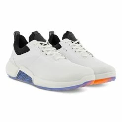 ECCO Men's Biom H4 Golf Shoes -Golf Bag Sales ecco biom h4 golf shoes white black 06 18200.1662670387