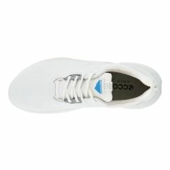 ECCO Men's Biom H4 Golf Shoes -Golf Bag Sales ecco biom h4 golf shoes white light blue 05 47642.1662670387