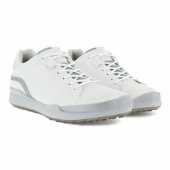 ECCO Men's Biom Hybrid Golf Shoes -Golf Bag Sales ecco biom hybrid golf shoes white silver metallic 06 36519.1644873790