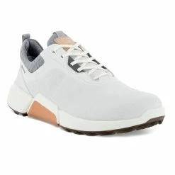 ECCO Women's Biom H4 Golf Shoes -Golf Bag Sales ecco womens biom h4 golf shoes white silver grey 03 71313.1662670395