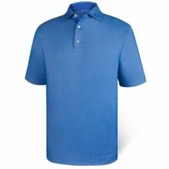 FootJoy Birdseye Jacquard Dot Geo Trim Polo - Self Collar - Previous Season Style