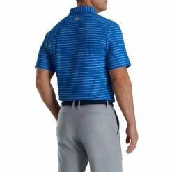 FootJoy Chalk Line Print Stretch Pique Self Collar Polo -Golf Bag Sales footjoy chalk line print stretch pique self collar polo royal dove grey 02 01098.1673906462
