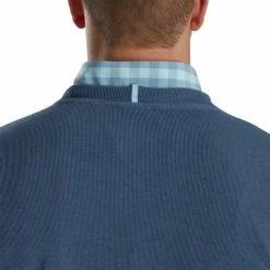 FootJoy Crewneck Pullover -Golf Bag Sales footjoy crewneck pullover bluestone 03 73166.1673904998