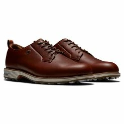 FootJoy Men's DryJoys Premiere Series Field Golf Shoes -Golf Bag Sales footjoy dryjoys premiere series field golf shoes brown light grey 05 79266.1674673997