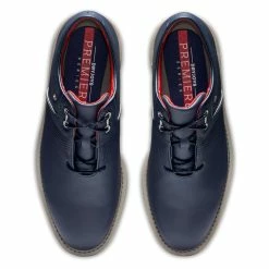 FootJoy Men's DryJoys Premiere Series Flint Golf Shoes -Golf Bag Sales footjoy dryjoys premiere series flint golf shoes navy red 03 88706.1668002454
