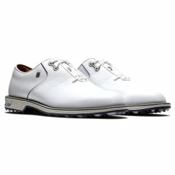 FootJoy Men's DryJoys Premiere Series Flint Golf Shoes -Golf Bag Sales footjoy dryjoys premiere series flint golf shoes white navy 05 75177.1668002454