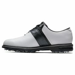 FootJoy Men's DryJoys Premiere Series Packard Golf Shoes -Golf Bag Sales footjoy dryjoys premiere series packard golf shoes white black 02 13184.1676576793