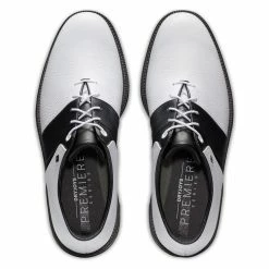 FootJoy Men's DryJoys Premiere Series Packard Golf Shoes -Golf Bag Sales footjoy dryjoys premiere series packard golf shoes white black 03 68733.1676576794