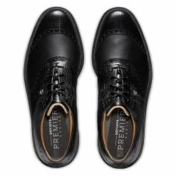 FootJoy Men's DryJoys Premiere Series Wilcox Golf Shoes 32 FootJoy Men's DryJoys Premiere Series Wilcox Golf Shoes -Golf Bag Sales footjoy dryjoys premiere series wilcox golf shoes black 03 16171.1679063039
