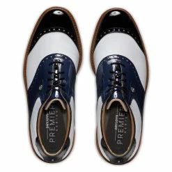 FootJoy Men's DryJoys Premiere Series Wilcox Golf Shoes 26 FootJoy Men's DryJoys Premiere Series Wilcox Golf Shoes -Golf Bag Sales footjoy dryjoys premiere series wilcox golf shoes navy white 03 49079.1679063038