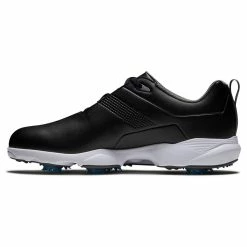 FootJoy Men's EComfort Closeout Golf Shoes -Golf Bag Sales footjoy ecomfort golf shoes black white blue 02 61289.1659041892