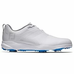 FootJoy Men's EComfort Closeout Golf Shoes -Golf Bag Sales footjoy ecomfort golf shoes white20grey20blue 01 42384.1659041892