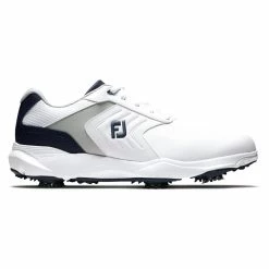 FootJoy Men's EComfort Closeout Golf Shoes -Golf Bag Sales footjoy ecomfort golf shoes white grey navy 01 13479.1659041892