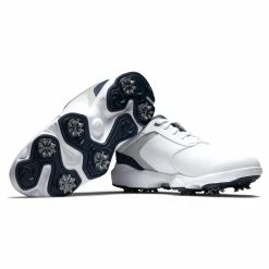 FootJoy Men's EComfort Closeout Golf Shoes -Golf Bag Sales footjoy ecomfort golf shoes white grey navy 06 54715.1659041892