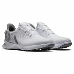 FootJoy Men's FJ Fuel BOA Golf Shoes -Golf Bag Sales footjoy fj fuel boa golf shoes white blue jay 05 60985.1641999134