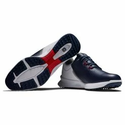 FootJoy Men's FJ Fuel Golf Shoes -Golf Bag Sales footjoy fj fuel golf shoes navy white red 06 26264.1664305456