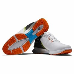 FootJoy Men's FJ Fuel Golf Shoes -Golf Bag Sales footjoy fj fuel golf shoes white black orange 06 25987.1664305173
