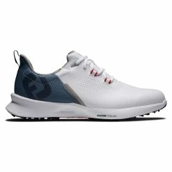 FootJoy Men's FJ Fuel Golf Shoes -Golf Bag Sales footjoy fj fuel golf shoes white blue fog red 01 69249.1664304220