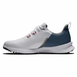FootJoy Men's FJ Fuel Golf Shoes -Golf Bag Sales footjoy fj fuel golf shoes white blue fog red 02 45485.1664304221