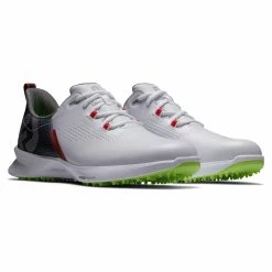 FootJoy Men's FJ Fuel Golf Shoes -Golf Bag Sales footjoy fj fuel golf shoes white navy lime 05 27623.1664304220