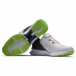 FootJoy Men's FJ Fuel Golf Shoes -Golf Bag Sales footjoy fj fuel golf shoes white navy lime 06 37028.1664304220