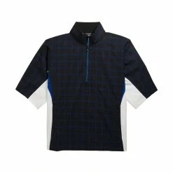 FootJoy FJ Hydrolite Short Sleeve Rain Shirt -Golf Bag Sales footjoy fj hydrolite short sleeve rain shirt black royal plaid white 01 07642.1676494364