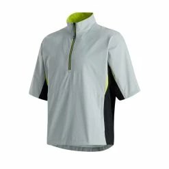 FootJoy FJ Hydrolite Short Sleeve Rain Shirt -Golf Bag Sales footjoy fj hydrolite short sleeve rain shirt black silver lime 01 88599.1676494361