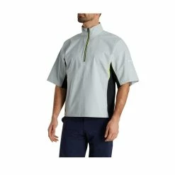 FootJoy FJ Hydrolite Short Sleeve Rain Shirt -Golf Bag Sales footjoy fj hydrolite short sleeve rain shirt black silver lime 02 04679.1676494361