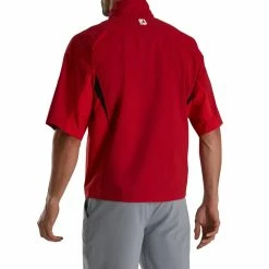 FootJoy FJ Hydrolite Short Sleeve Rain Shirt -Golf Bag Sales footjoy fj hydrolite short sleeve rain shirt red 03 66100.1676494360
