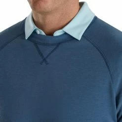 FootJoy French Terry Crewneck -Golf Bag Sales footjoy french terry crewneck ink heather 03 26253.1673906382