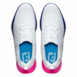 FootJoy Men's Fuel Sport Golf Shoes -Golf Bag Sales footjoy fuel sport golf shoes white pink blue 03 98619.1678198870