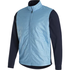 FootJoy Full-Zip Hybrid Jacket -Golf Bag Sales footjoy full zip hybrid jacket light blue 01 83530.1632774035