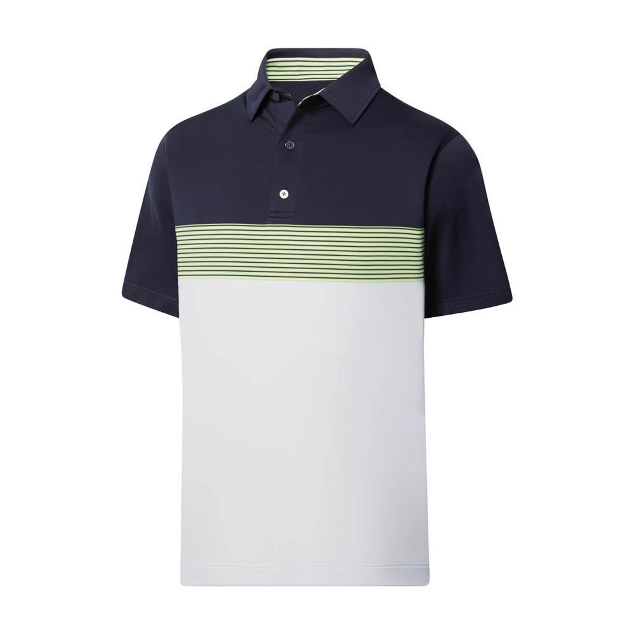 FootJoy Lisle Color Block Self Collar Polo - Image 6