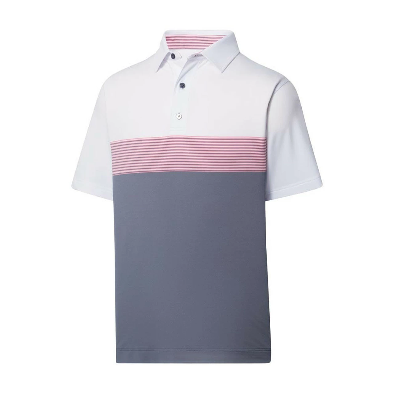 FootJoy Lisle Color Block Self Collar Polo - Image 10