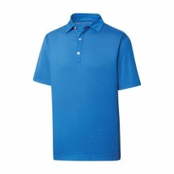 FootJoy Lisle Diamond Dot Print Self Collar Polo 5 FootJoy Lisle Diamond Dot Print Self Collar Polo -Golf Bag Sales footjoy lisle diamond dot print self collar polo royal 01 57038.1648733535