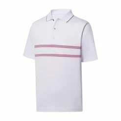FootJoy Lisle Double Bend Knit Collar Polo -Golf Bag Sales footjoy lisle double bend knit collar polo white 01 18950.1648733072