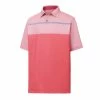 FootJoy Lisle Engineered Pinstripe Self Collar Polo