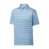 FootJoy Lisle Mini Regimental Stripe Self Collar Polo
