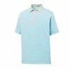 FootJoy Lisle Mixed Pinstripe Self Collar Polo