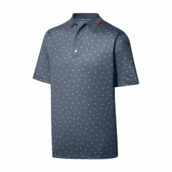 FootJoy Lisle Push Play Print Knit Collar Polo 5 FootJoy Lisle Push Play Print Knit Collar Polo -Golf Bag Sales footjoy lisle push play print knit collar polo graphite white 01 80028.1648733202